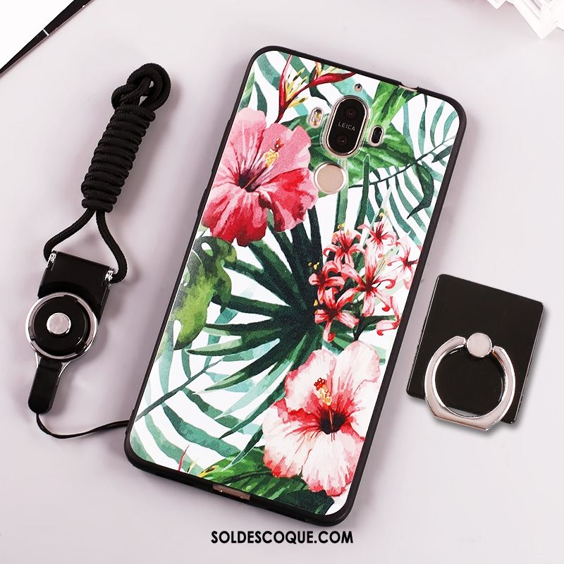 Coque Huawei Mate 9 Tendance Incassable Vert Étui Anneau En Vente