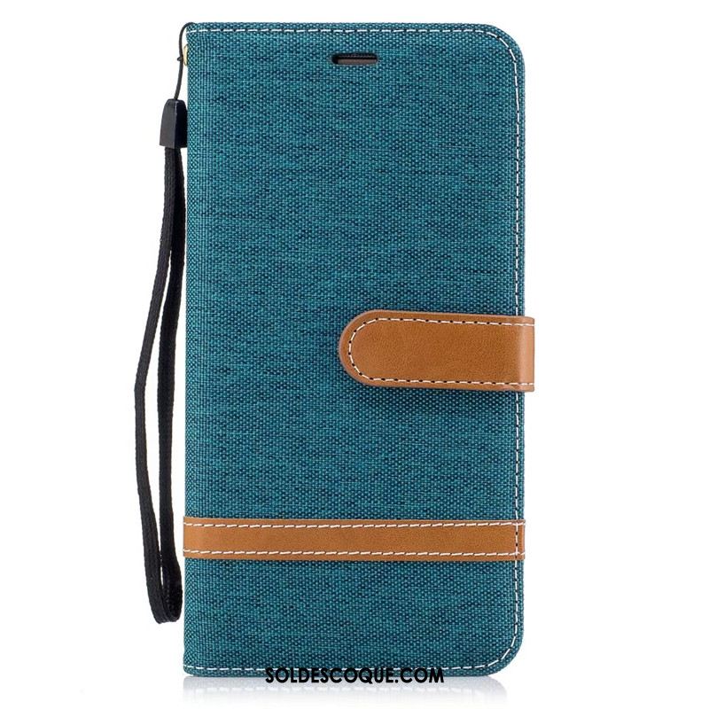 Coque Huawei Mate 9 Tendance Violet Téléphone Portable Étui En Cuir En Denim Pas Cher