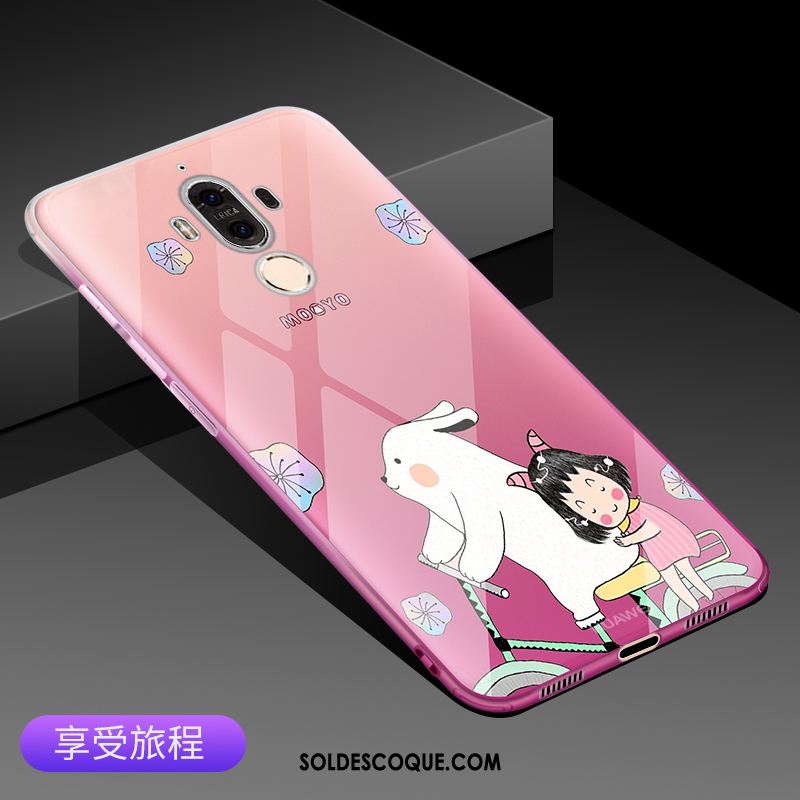 Coque Huawei Mate 9 Tout Compris Dessin Animé Fluide Doux Transparent Téléphone Portable En Ligne