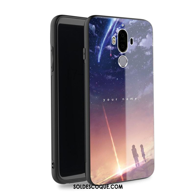 Coque Huawei Mate 9 Tout Compris Verre Téléphone Portable Blanc Refroidissement Soldes