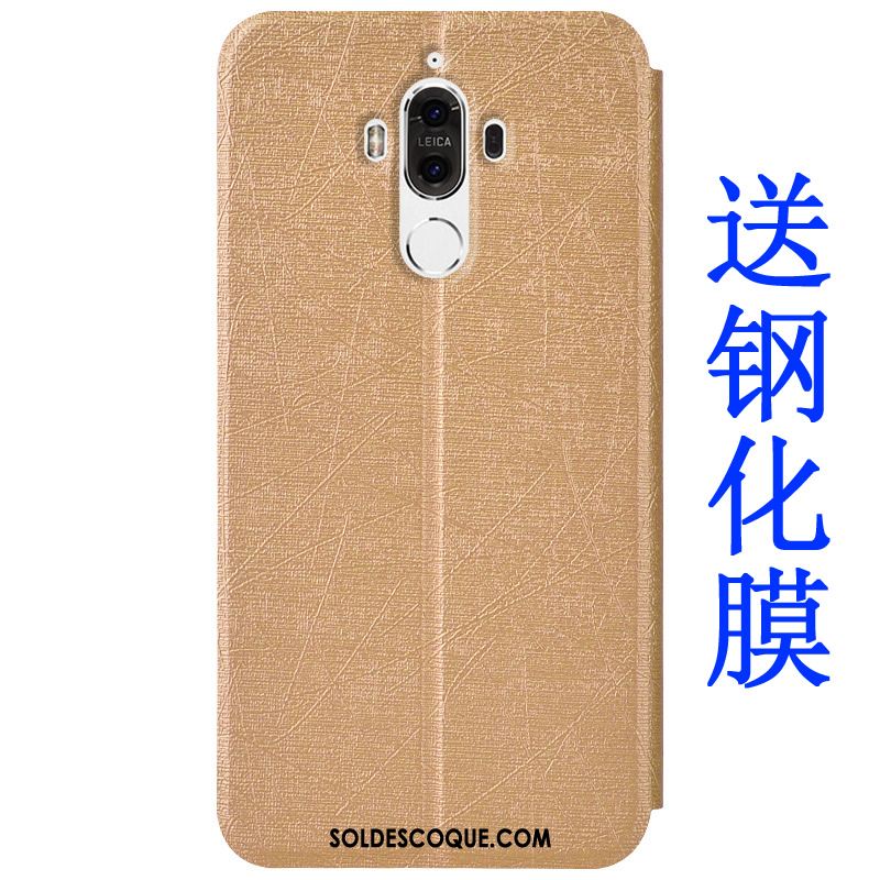 Coque Huawei Mate 9 Transparent Bleu Téléphone Portable Couleur Étui Pas Cher