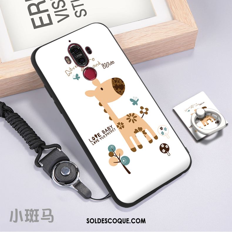 Coque Huawei Mate 9 Téléphone Portable Dessin Animé Étui Fluide Doux Jaune Pas Cher