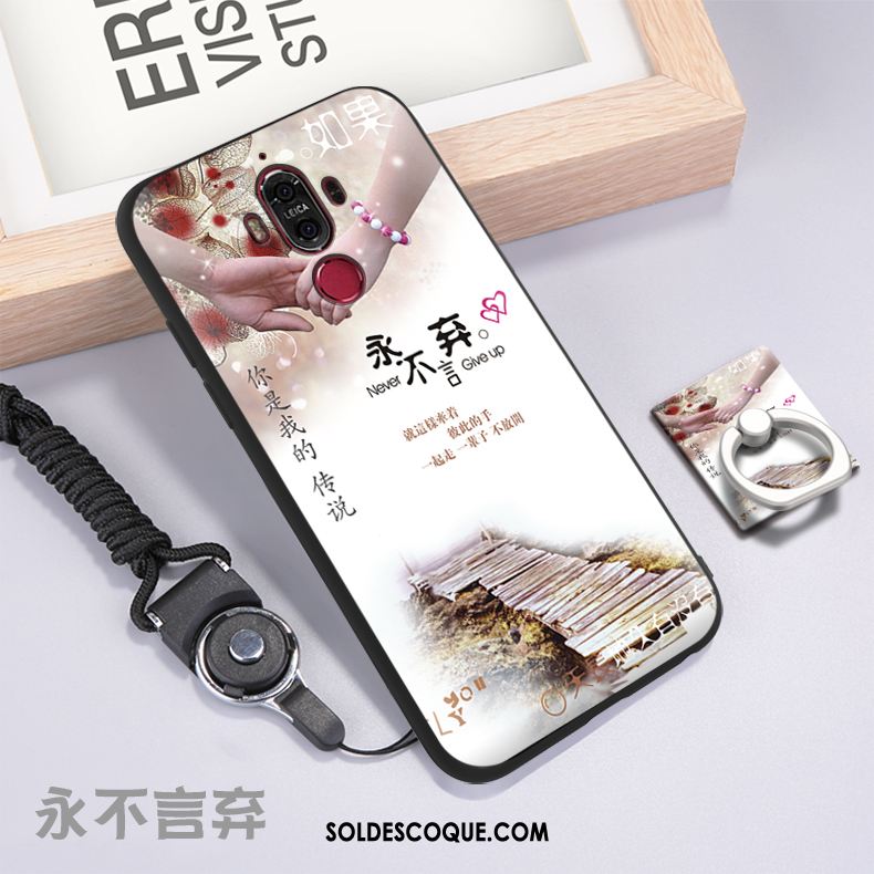 Coque Huawei Mate 9 Téléphone Portable Dessin Animé Étui Fluide Doux Jaune Pas Cher