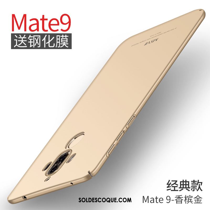 Coque Huawei Mate 9 Étui Protection Délavé En Daim Support Téléphone Portable Pas Cher