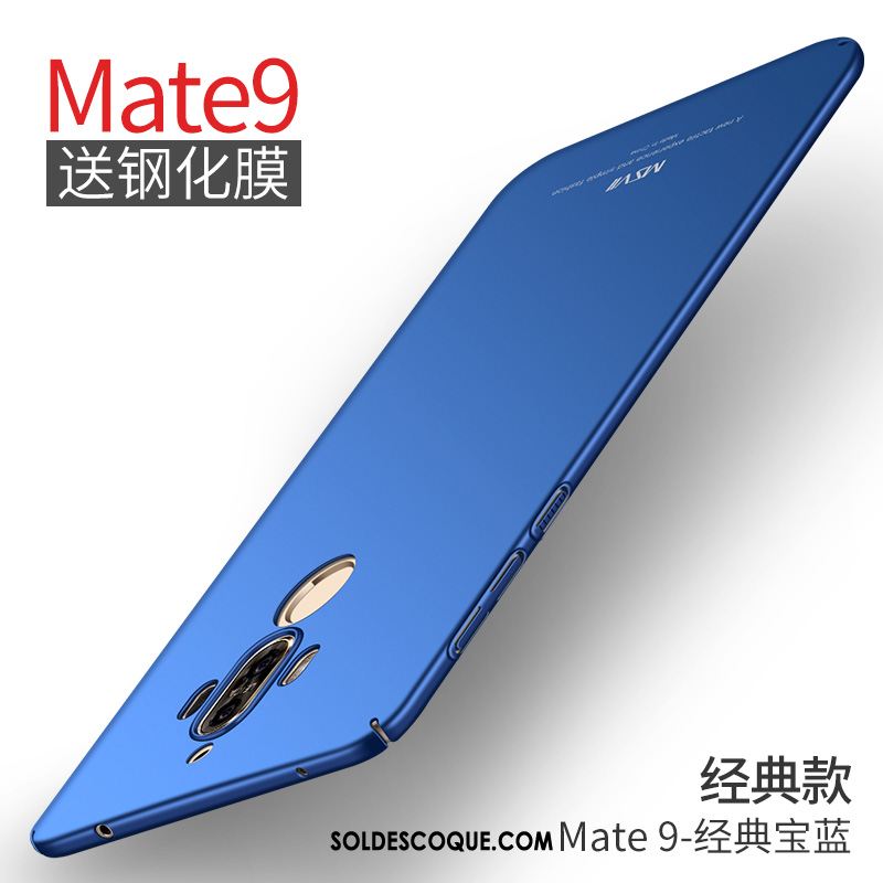Coque Huawei Mate 9 Étui Protection Délavé En Daim Support Téléphone Portable Pas Cher
