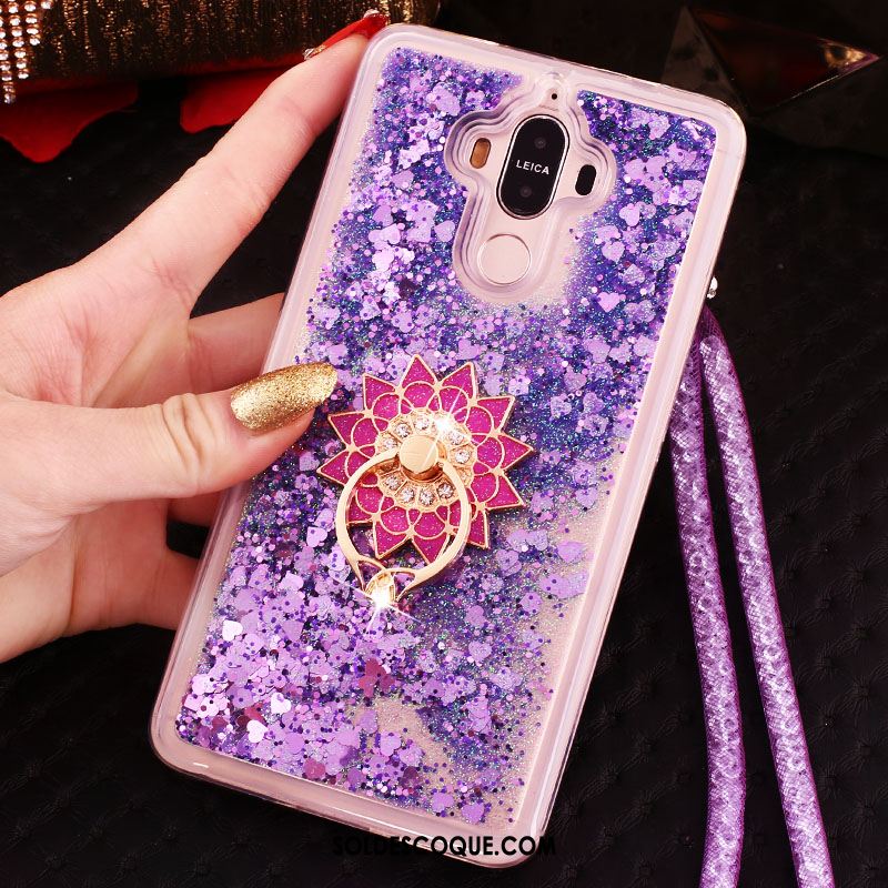 Coque Huawei Mate 9 Étui Tendance Violet Tout Compris Téléphone Portable Pas Cher