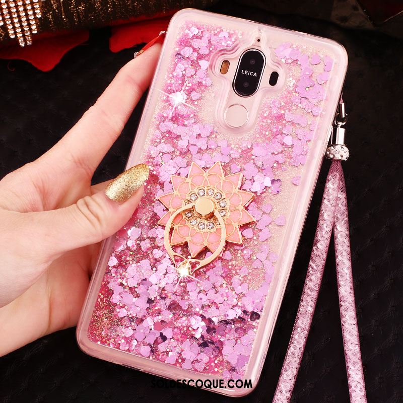 Coque Huawei Mate 9 Étui Tendance Violet Tout Compris Téléphone Portable Pas Cher