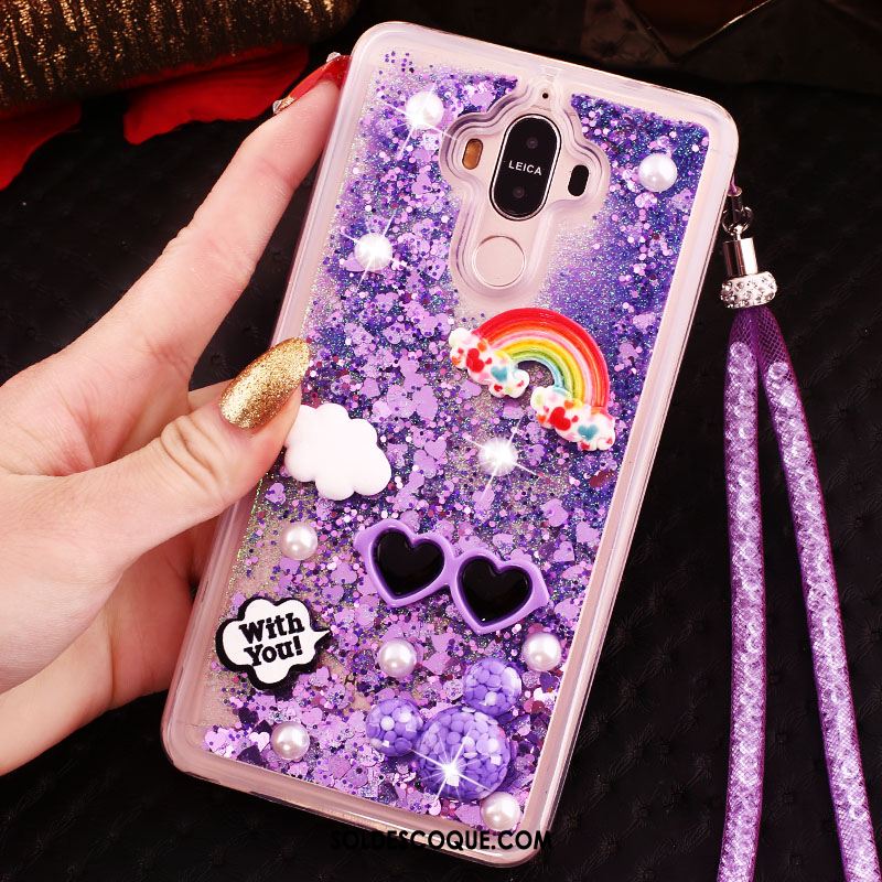 Coque Huawei Mate 9 Étui Tendance Violet Tout Compris Téléphone Portable Pas Cher