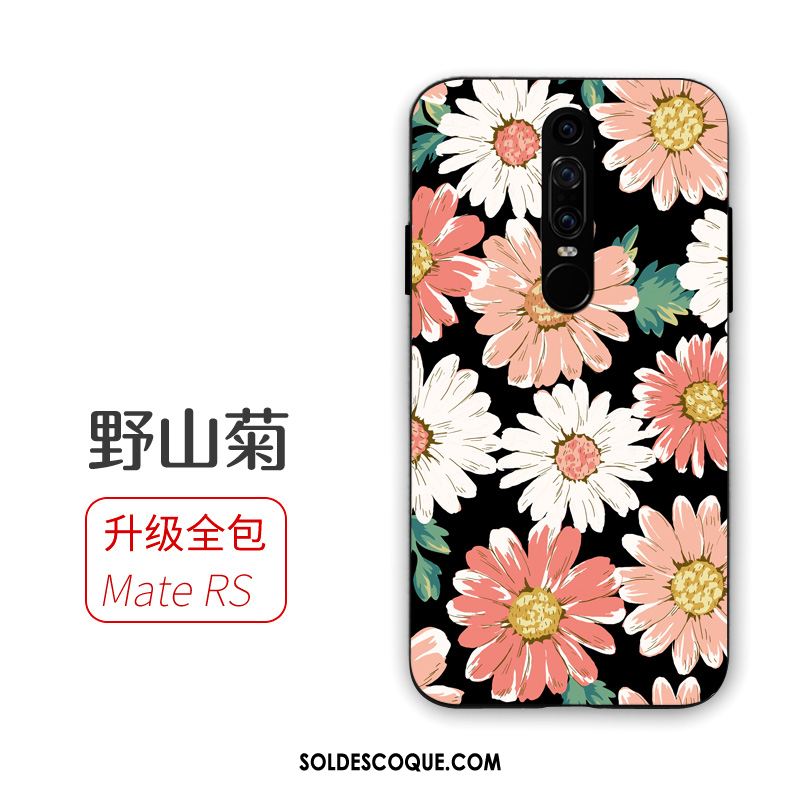 Coque Huawei Mate Rs Anneau Rose Fluide Doux Protection Incassable France