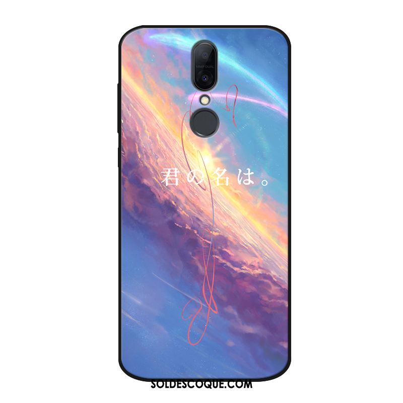 Coque Huawei Mate Rs Fluide Doux Téléphone Portable Délavé En Daim Bleu Personnalisé Pas Cher