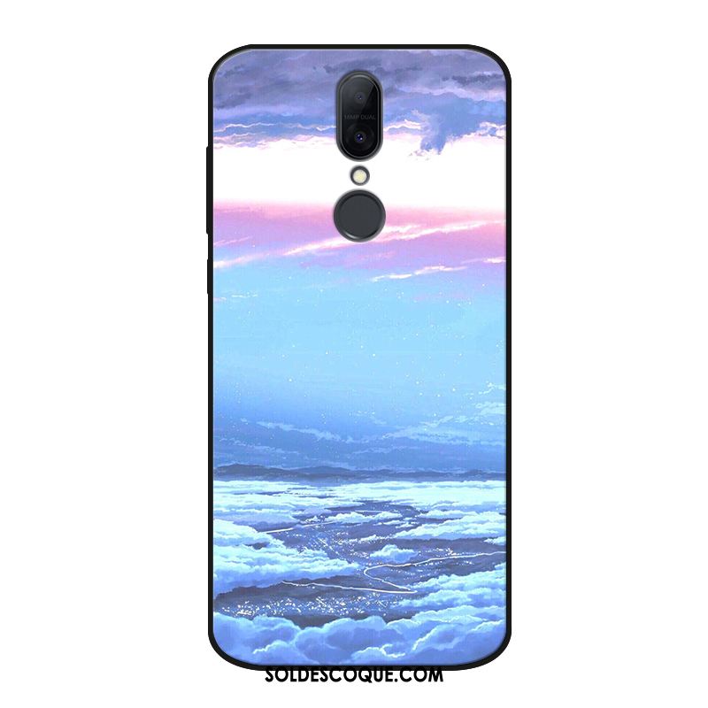 Coque Huawei Mate Rs Fluide Doux Téléphone Portable Délavé En Daim Bleu Personnalisé Pas Cher