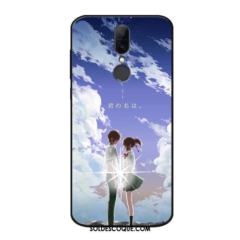 Coque Huawei Mate Rs Fluide Doux Téléphone Portable Délavé En Daim Bleu Personnalisé Pas Cher