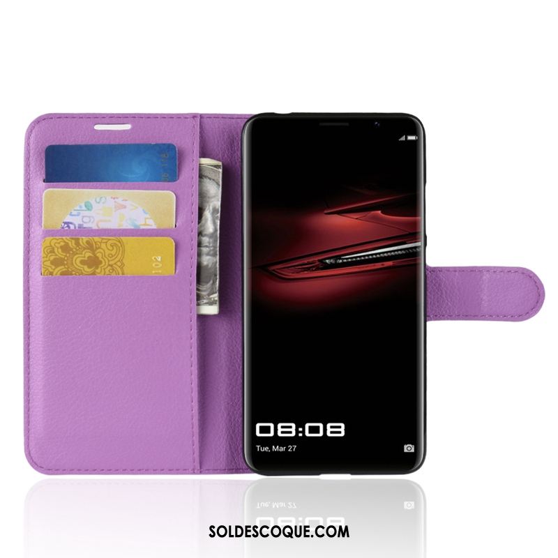 Coque Huawei Mate Rs Incassable Étui Cuir Véritable Protection Téléphone Portable Pas Cher