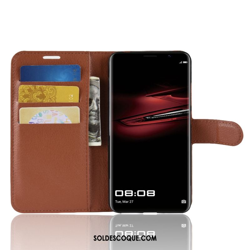 Coque Huawei Mate Rs Incassable Étui Cuir Véritable Protection Téléphone Portable Pas Cher