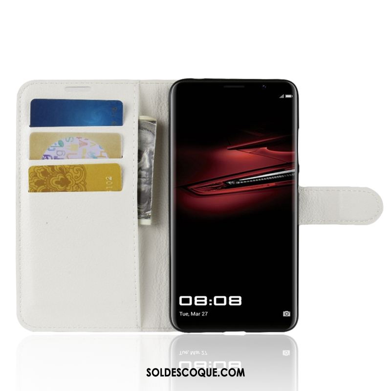 Coque Huawei Mate Rs Incassable Étui Cuir Véritable Protection Téléphone Portable Pas Cher