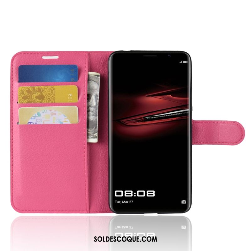 Coque Huawei Mate Rs Protection Téléphone Portable Modèle Fleurie Étui En Cuir Litchi France