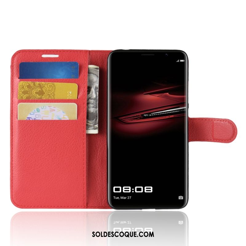 Coque Huawei Mate Rs Protection Téléphone Portable Modèle Fleurie Étui En Cuir Litchi France