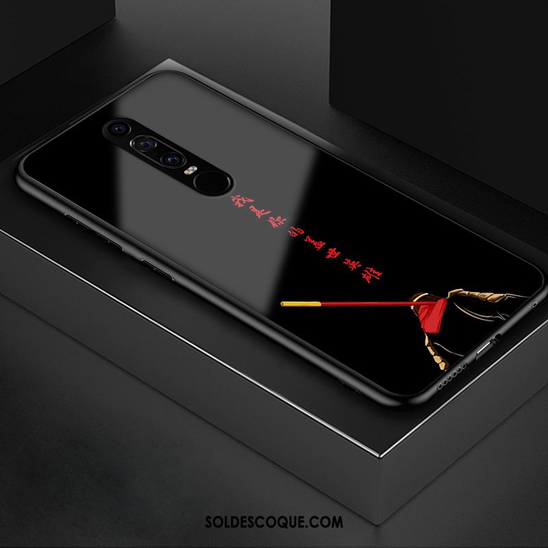 Coque Huawei Mate Rs Tendance Protection Téléphone Portable Noir Verre Pas Cher