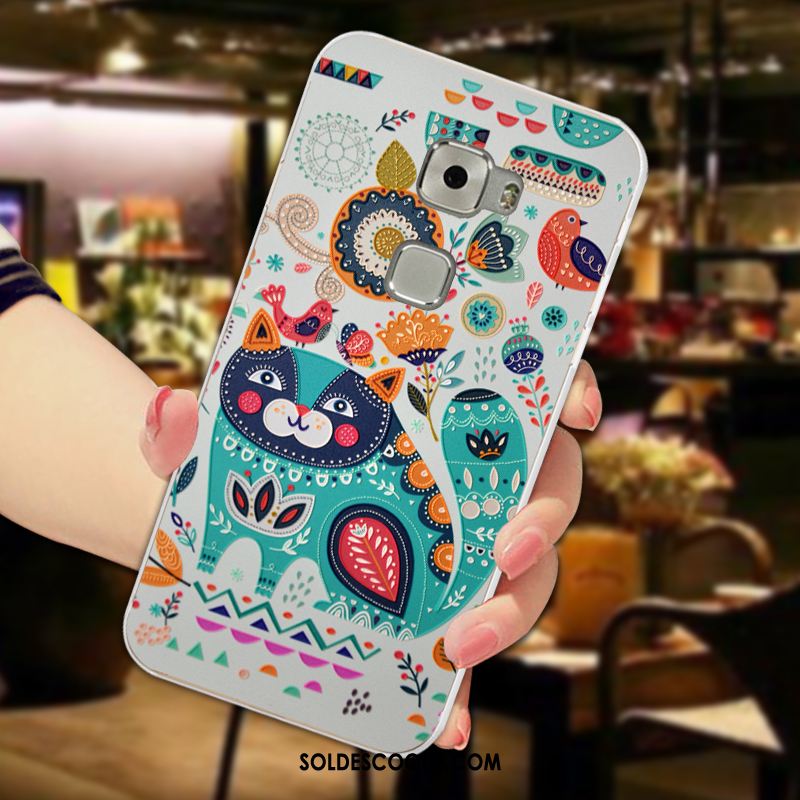 Coque Huawei Mate S Animal Dessin Animé Gaufrage Silicone Incassable Pas Cher