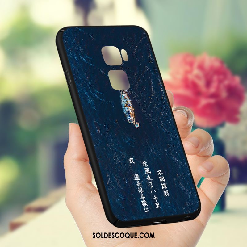 Coque Huawei Mate S Délavé En Daim Bleu Protection Nouveau Frais Pas Cher