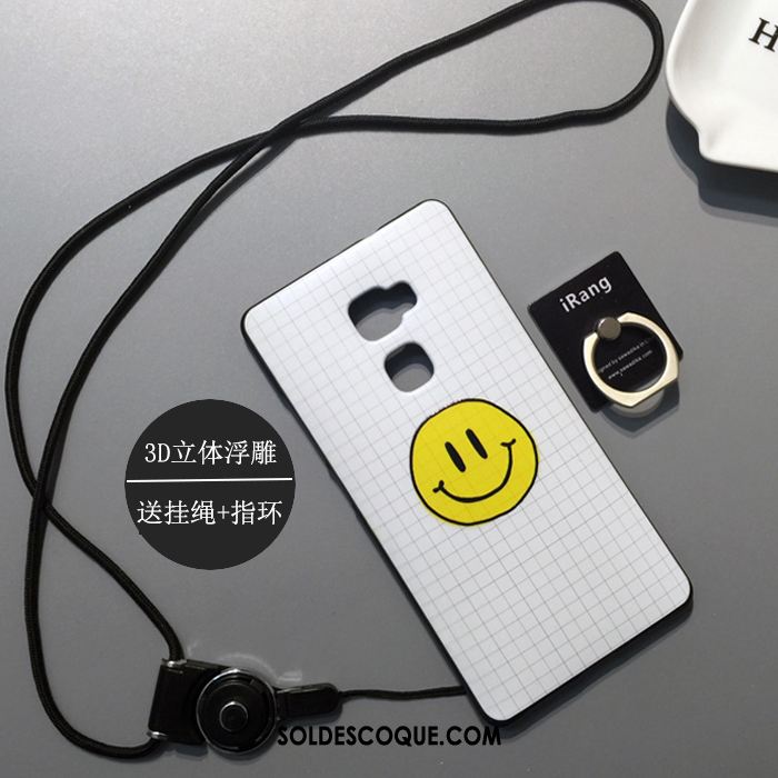 Coque Huawei Mate S Protection Blanc Tendance Poulet Silicone Pas Cher