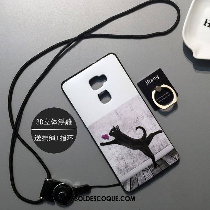 Coque Huawei Mate S Protection Blanc Tendance Poulet Silicone Pas Cher