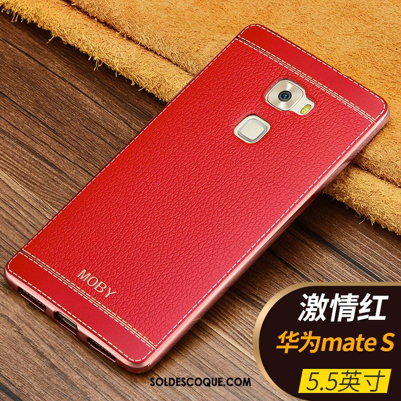 Coque Huawei Mate S Protection Étui Téléphone Portable Rouge Incassable Pas Cher