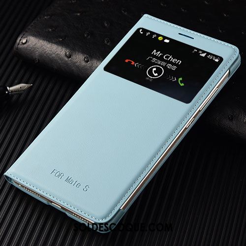 Coque Huawei Mate S Tempérer Or Téléphone Portable Étui En Cuir Protection Soldes