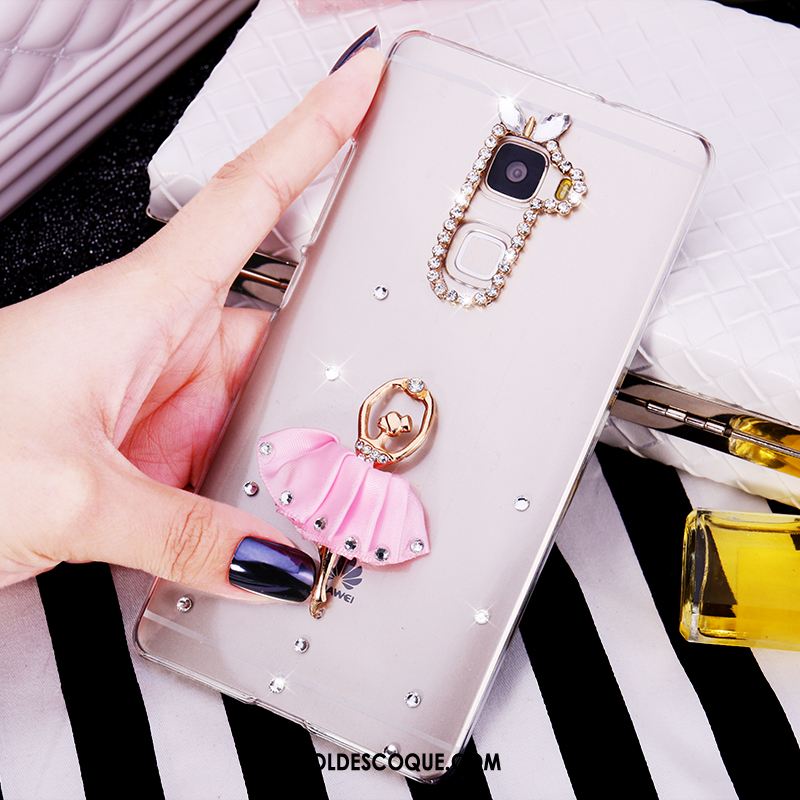 Coque Huawei Mate S Transparent Strass Difficile Dessin Animé Téléphone Portable France