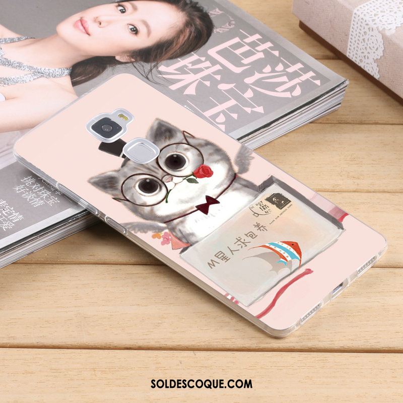 Coque Huawei Mate S Téléphone Portable Délavé En Daim Transparent Tendance Protection Housse Pas Cher