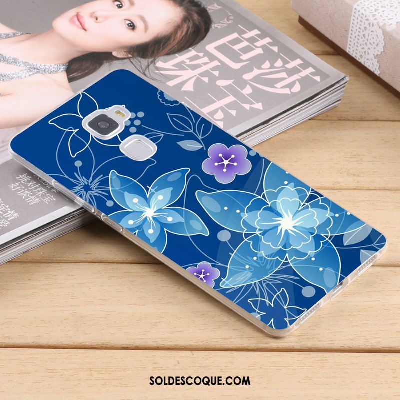 Coque Huawei Mate S Téléphone Portable Délavé En Daim Transparent Tendance Protection Housse Pas Cher