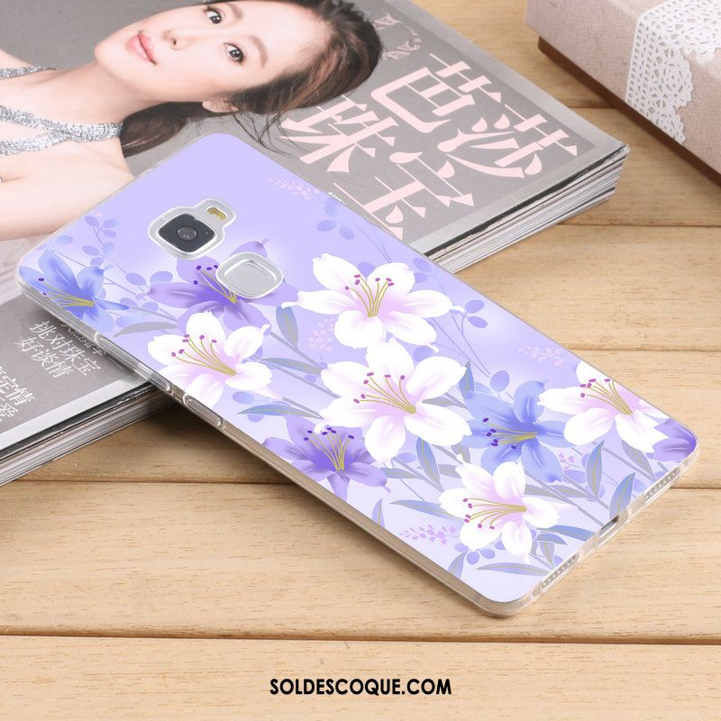 Coque Huawei Mate S Téléphone Portable Délavé En Daim Transparent Tendance Protection Housse Pas Cher