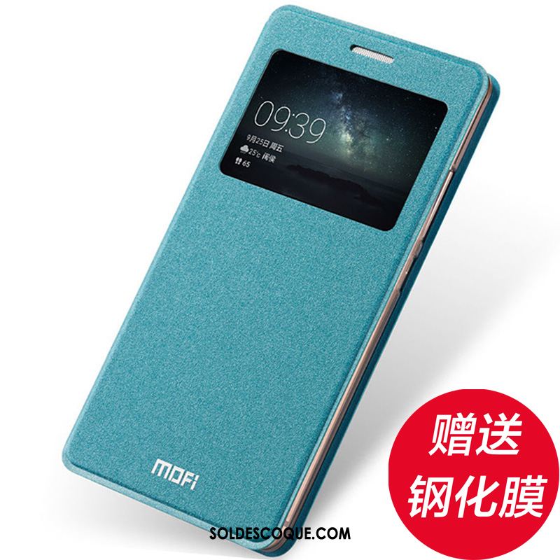 Coque Huawei Mate S Téléphone Portable Étui En Cuir Clamshell Incassable Bleu Soldes