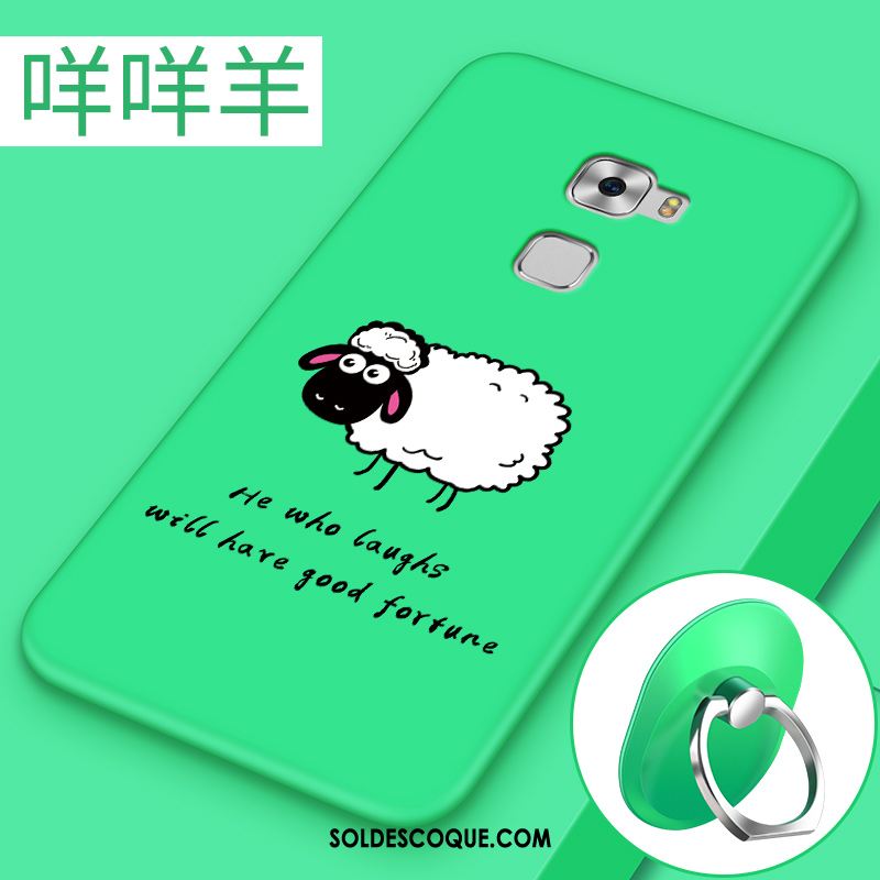 Coque Huawei Mate S Étui Vert Fluide Doux Silicone Téléphone Portable Housse Pas Cher