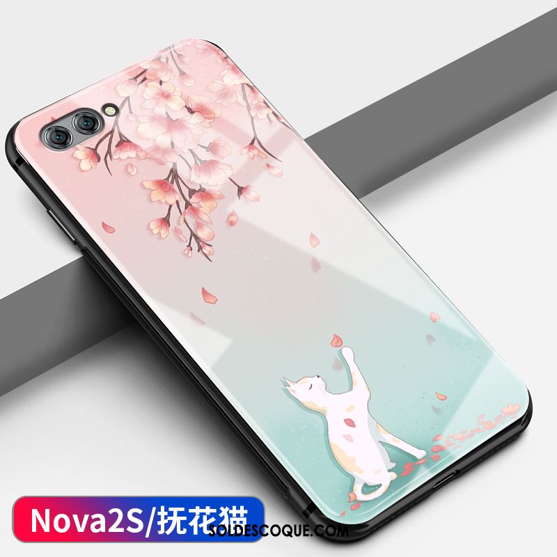 Coque Huawei Nova 2s Créatif Ornements Suspendus Dessin Animé Bleu Protection En Ligne