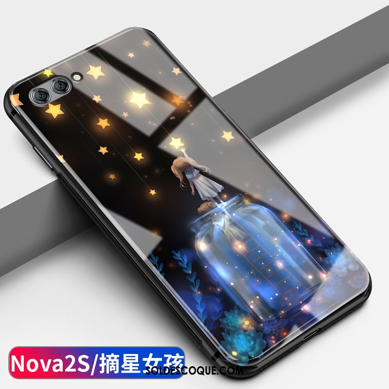 Coque Huawei Nova 2s Créatif Ornements Suspendus Dessin Animé Bleu Protection En Ligne