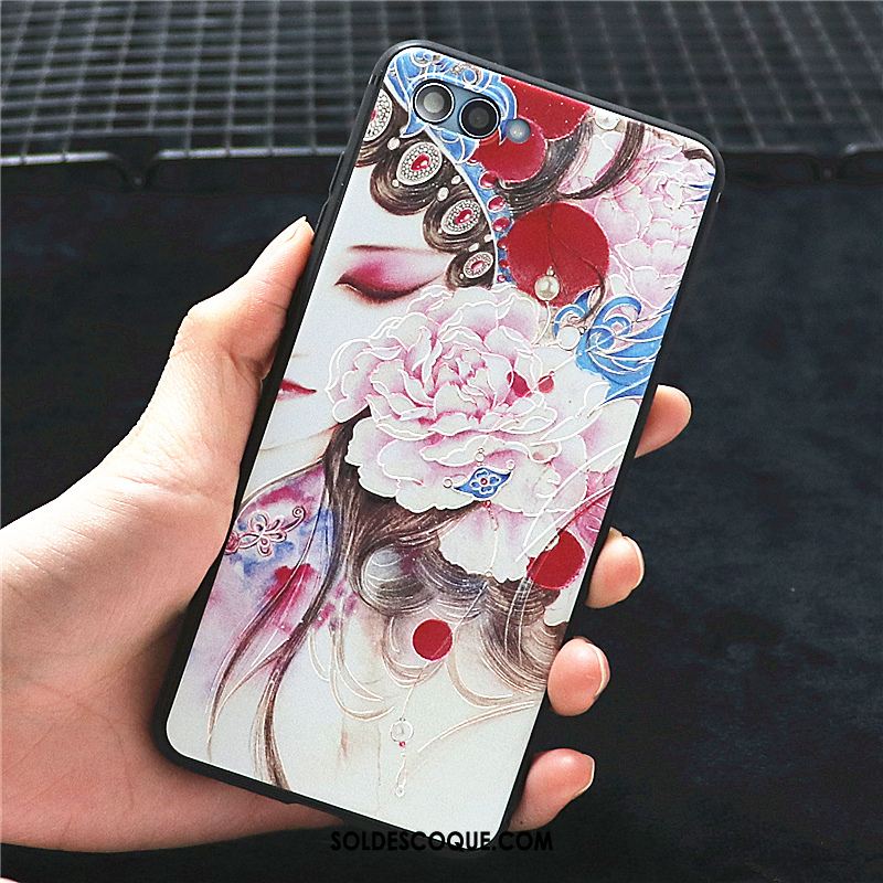 Coque Huawei Nova 2s Créatif Rose Style Chinois Hua Dan Personnalité Pas Cher