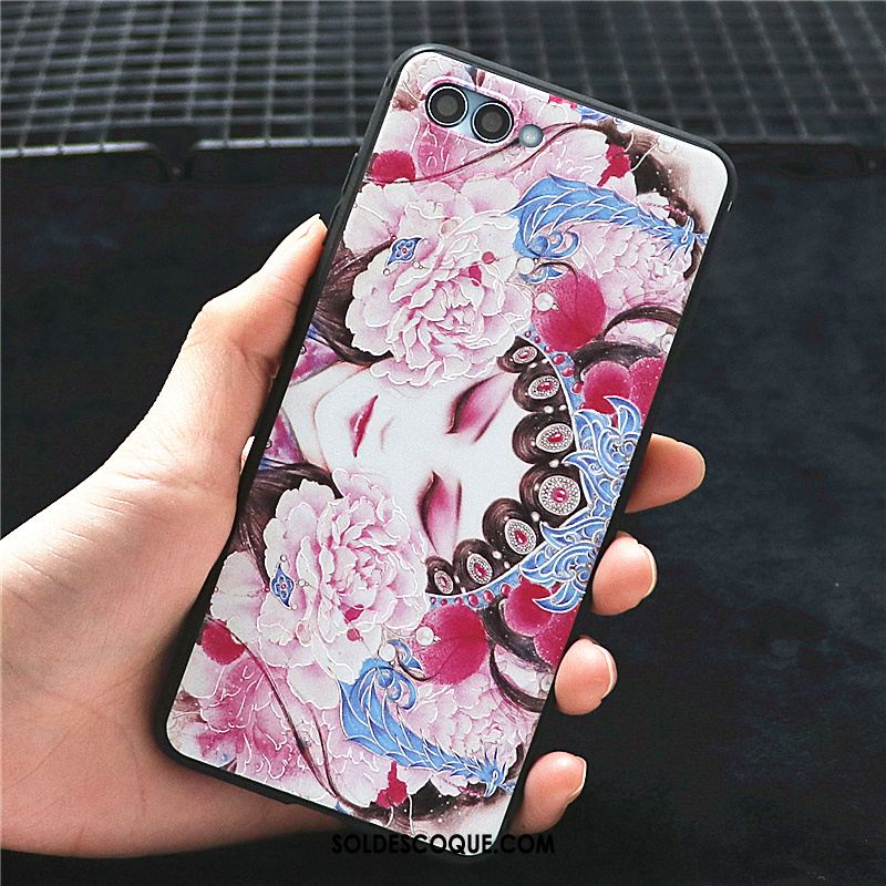 Coque Huawei Nova 2s Créatif Rose Style Chinois Hua Dan Personnalité Pas Cher