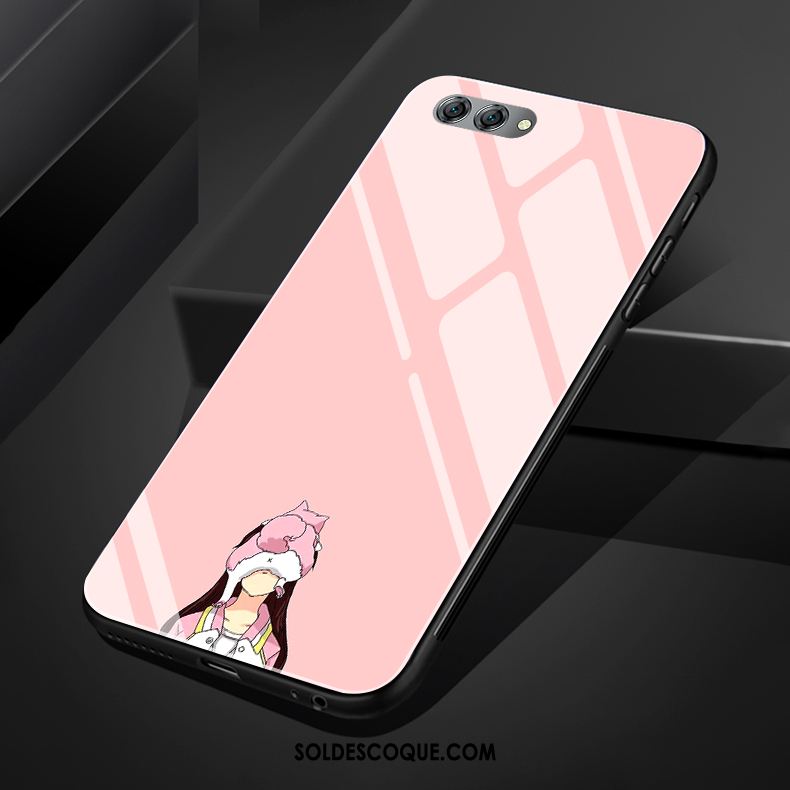 Coque Huawei Nova 2s Drôle Noir Verre Silicone Amoureux Housse En Ligne