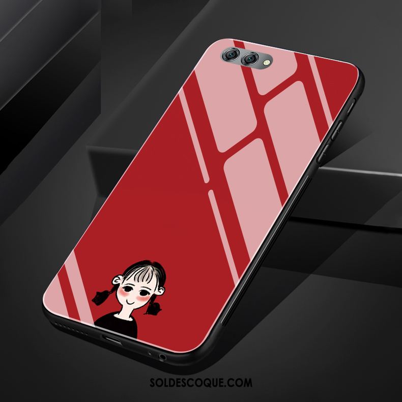 Coque Huawei Nova 2s Drôle Noir Verre Silicone Amoureux Housse En Ligne