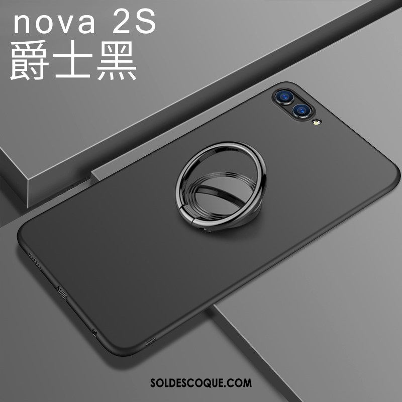 Coque Huawei Nova 2s Délavé En Daim Créatif Marque De Tendance Protection Fluide Doux Soldes
