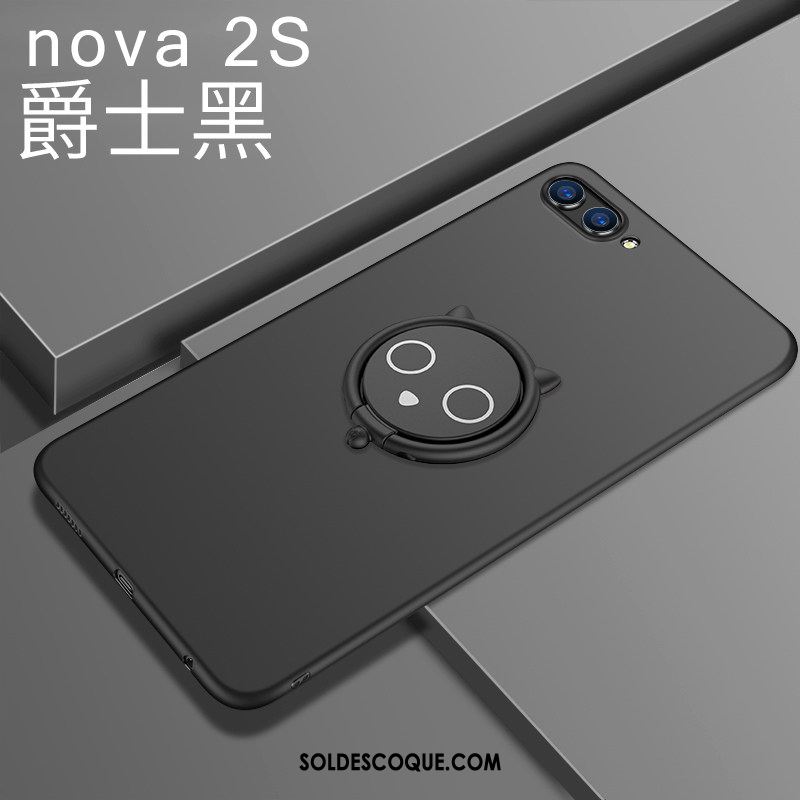 Coque Huawei Nova 2s Délavé En Daim Créatif Marque De Tendance Protection Fluide Doux Soldes
