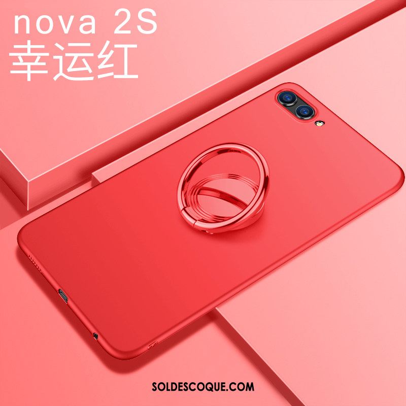 Coque Huawei Nova 2s Délavé En Daim Créatif Marque De Tendance Protection Fluide Doux Soldes