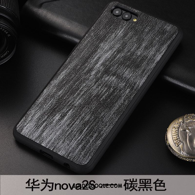 Coque Huawei Nova 2s Incassable Tout Compris Protection Étui En Cuir Fluide Doux Pas Cher