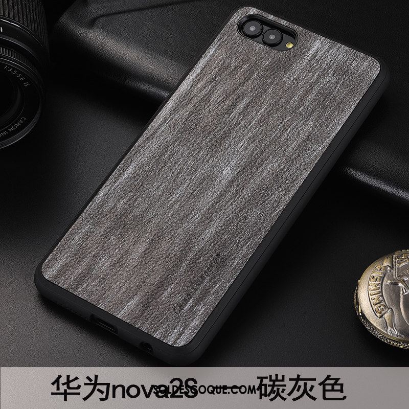 Coque Huawei Nova 2s Incassable Tout Compris Protection Étui En Cuir Fluide Doux Pas Cher