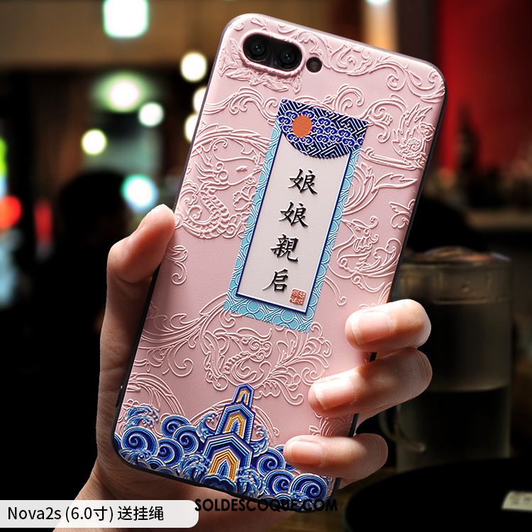 Coque Huawei Nova 2s Marque De Tendance Tout Compris Amoureux Délavé En Daim Créatif Pas Cher