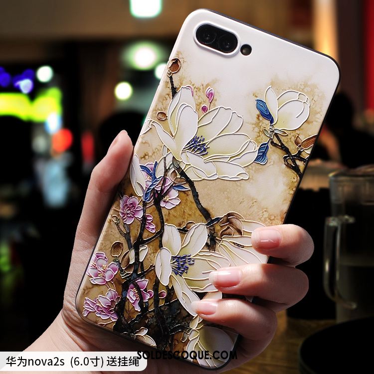 Coque Huawei Nova 2s Nouveau Personnalité Silicone Ornements Suspendus Marque De Tendance En Vente