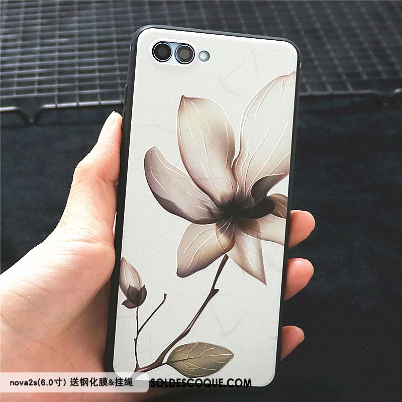 Coque Huawei Nova 2s Rose Créatif Téléphone Portable Tendance Incassable Soldes