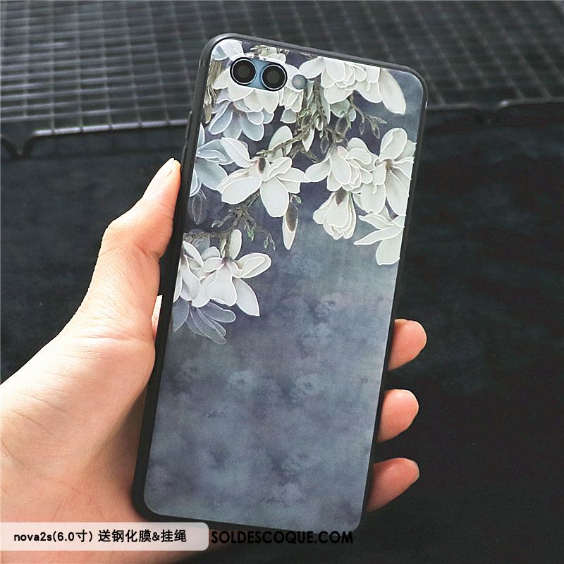 Coque Huawei Nova 2s Rose Créatif Téléphone Portable Tendance Incassable Soldes