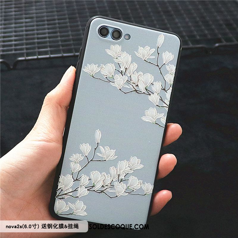 Coque Huawei Nova 2s Rose Créatif Téléphone Portable Tendance Incassable Soldes